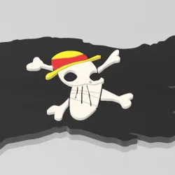 Luffy One Piece Flag