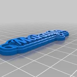 Mac-- Multiline Tag or Keychain