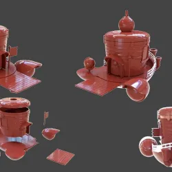 Mario Odyssey Ship