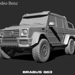 Mercedes Brabus G63 3D print model
