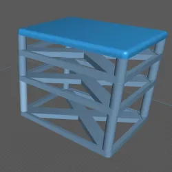 mini magnetic rack for large format printers
