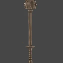 Miniature bits - Fantasy - Melee - Plaguehealer mace