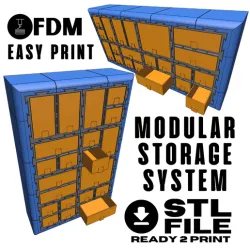 Modular Storage System - Drawers for workshop or craftwork
