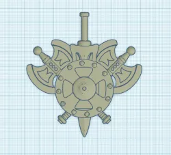 MOTU Power Sword Axe Shield