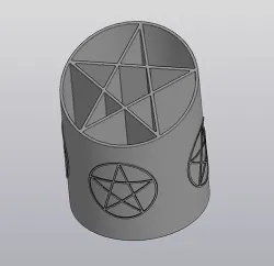 Pentagram Pen holder