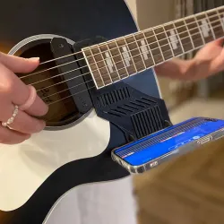 Phone mount for guitar