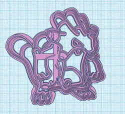 Pokemon: Exploud Cookie Cutter