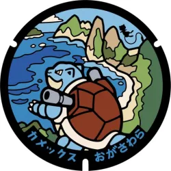 Pokemon Pokefuta Manhole  Blastoise for Bambulab