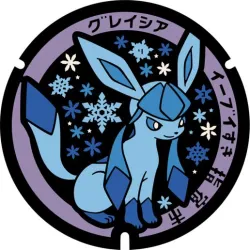Pokemon Pokefuta Manhole  Glaceon for Bambulab