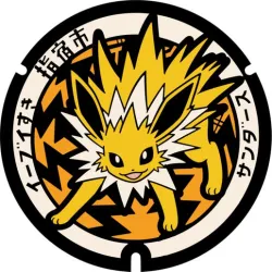 Pokemon Pokefuta Manhole  Jolteon for Bambulab