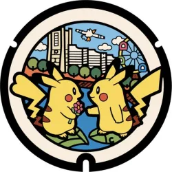 Pokemon Pokefuta Manhole  Pikachu for Bambulab