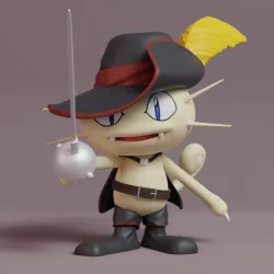 Pokemon - Puss in Boots Meowth