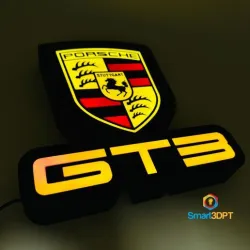 Porsche gt3 logo led