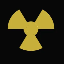 Radiation Crocs Pin