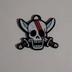 Red Hair Pirates Keychain (One Piece)