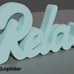 Relax sign