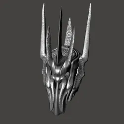 Sauron Cosplay Helmet - wearable 1:1 scale Lord of the Rings LOTR- full size Armor Helmet