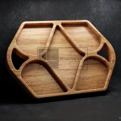 Serving Tray - CNC Files for Wood (svg, dxf, eps, ai, pdf)
