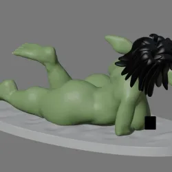 Sexy nude goblin 3d model
