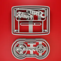 SNES CONTROL CASSETTE - COOKIE CUTTERS