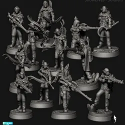 Snow Elves - Soldiers - Space Elves