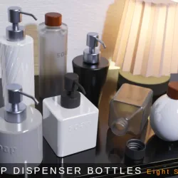 Soap Dispenser - 8 Styles, Universal for Soap, Lotion etc.