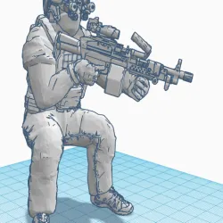 soldier 2 for helicopter mh-6