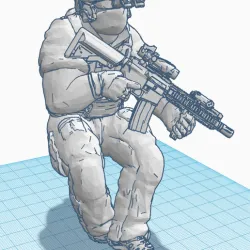 soldier 4 for helicopter mh-6