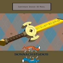 The Dragon Prince Inspired Sunforged Dagger