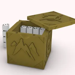 The Dragon Prince Inspired - The Key of Aaravos Dice Box/ Dice Contain