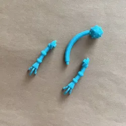 Transformers G1 Gnaw Replacement arms and tail
