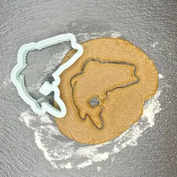 trout fish cookie cutter clay playdough