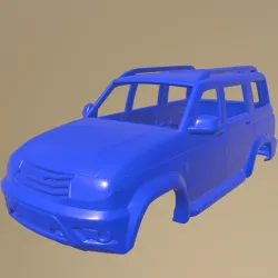 UAZ Patriot 2014 Printable Car Body