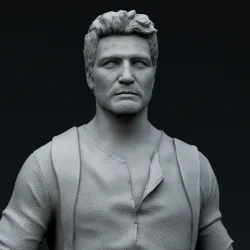 Uncharted 4 Nathan Drake Statue