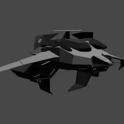 UNSC Sahara-Class Prowler- Dusk (not optimized for 3D printing)