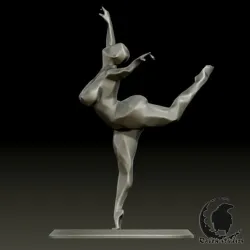 V3 CLAY DANCER   STATUE ORNAMENT