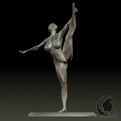 V6 CLAY DANCER   STATUE ORNAMENT