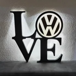 Volkswagen LOVE LED Lamp