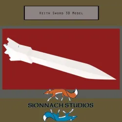 Voltron Inspired Prop Keith Sword and Bayard