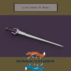 Voltron Inspired Prop Lotor Sword
