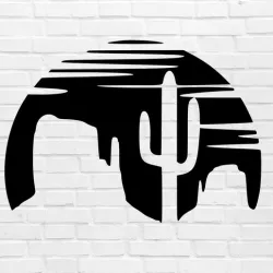 Wall decoration Arizona Desert landscape