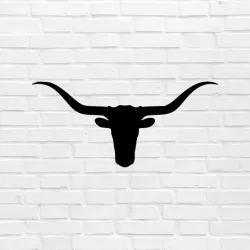Wall decoration Bull Longhorn texas