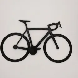 Wall decoration racing bike