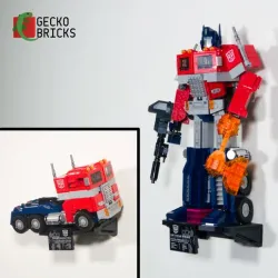 Wall Mount for ICONS Optimus Prime 10302 (2 in 1 mount)