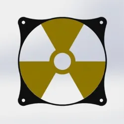Warzone 2 nuclear gamer fan cap, 120 mm