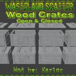 Wasteland Scatter - Wood Crates