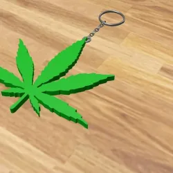 Weed keychain