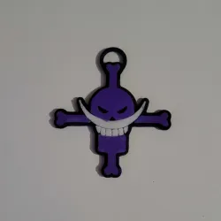 Whitebeard Pirates Keychain  (One Piece)