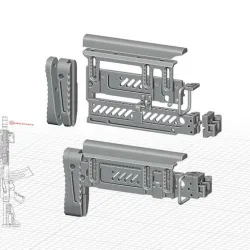 Zenit // Zenitco "Klassika" PT-1 Adjustable Stock AK -  Airsoft - Fully Functional