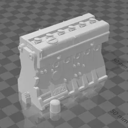 1/10 Engine block 2JZ